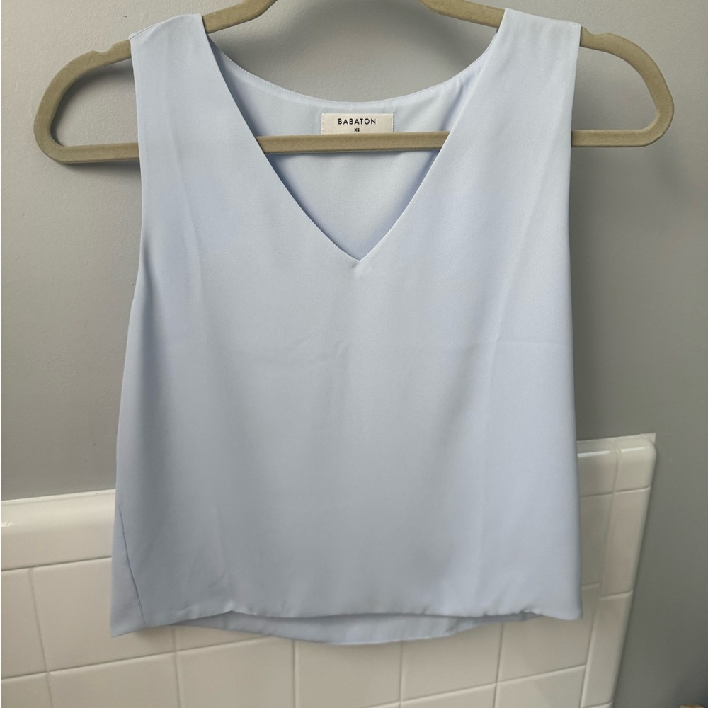 NWT! Babaton Sky Blue Tank Top